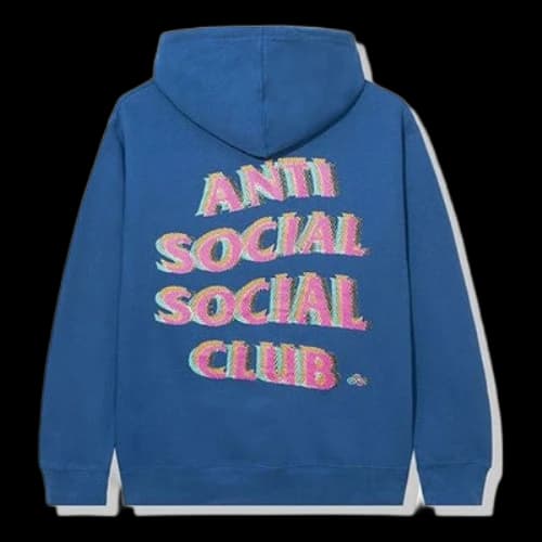 ANTI SOCIAL SOCIAL CLUB 3D logo Unisex Blue