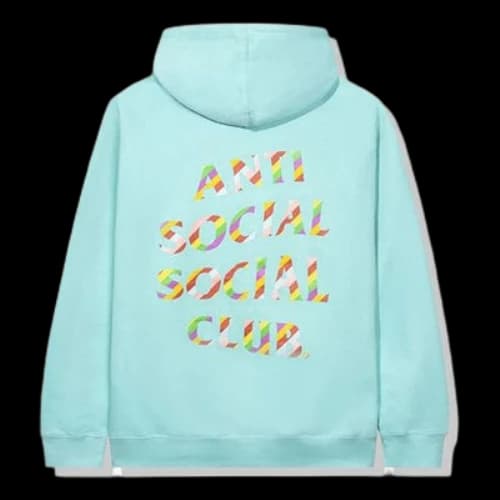 ANTI SOCIAL SOCIAL CLUB Rainbow logo Unisex Green