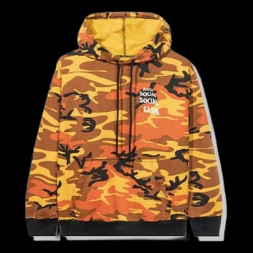 ANTI SOCIAL SOCIAL CLUB Camouflage Unisex Yellow
