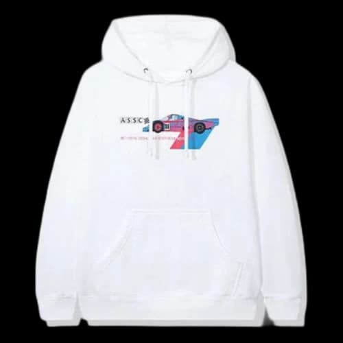 ANTI SOCIAL SOCIAL CLUB Racing Printing Unisex White