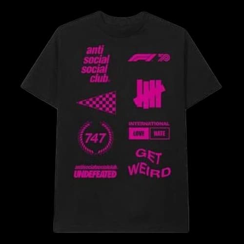 ANTI SOCIAL SOCIAL CLUB x UNDEFEATED x F1(R) Tee