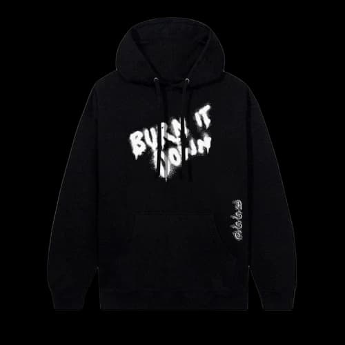 Anti Social Social Club x 2 Tone Burn It Down Hoodie 'Black'