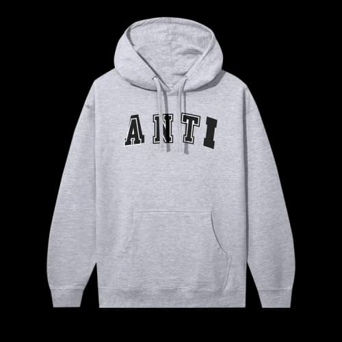 Anti Social Social Club x 2 Tone Anti College Hoodie 'Athletic Heather'