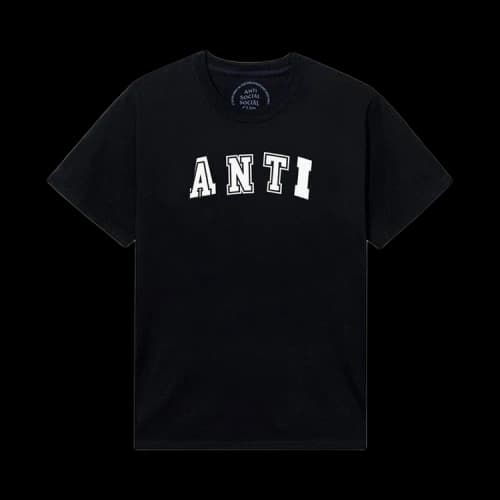 Anti Social Social Club x 2 Tone Anti College Tee 'Black'