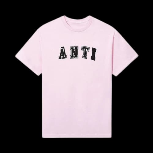 Anti Social Social Club x 2 Tone Anti College Tee 'Light Pink'