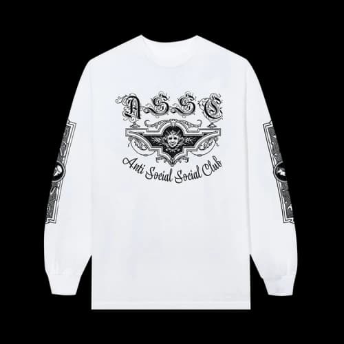 Anti Social Social Club x 2 Tone Feast Or Famine Long-Sleeve Tee 'White'