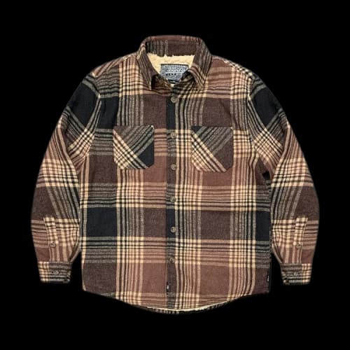 Anti Social Social Club x Polo Cutty Menace Flannel 'Brown'