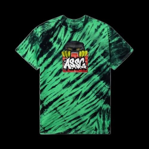 Anti Social Social Club x Polo Cutty Snow On The 405 Tee 'Black/Green'