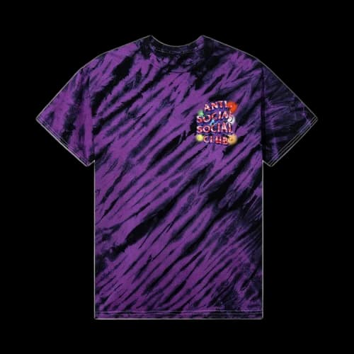 Anti Social Social Club x Polo Cutty All Of The Lights Tee 'Black/Purple'