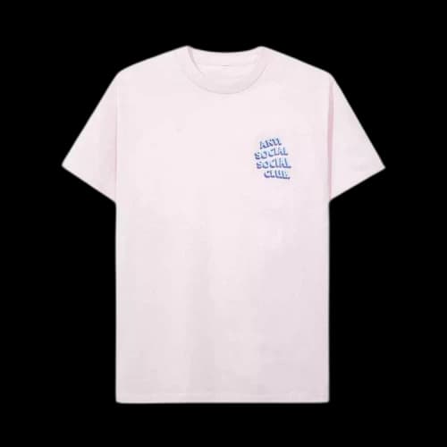Anti Social Social Club Popcorn Tee 'Pale Pink'