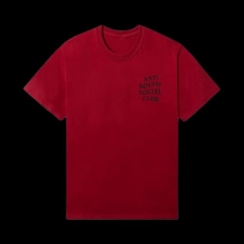 Anti Social Social Club Basket Rack 3M Tee 'Red'