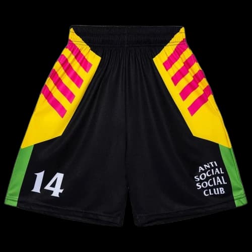 Anti Social Social Club Own Goal Soccer Shorts 'Black'