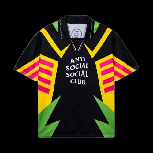 Anti Social Social Club Own Goal Soccer Jersey 'Black'
