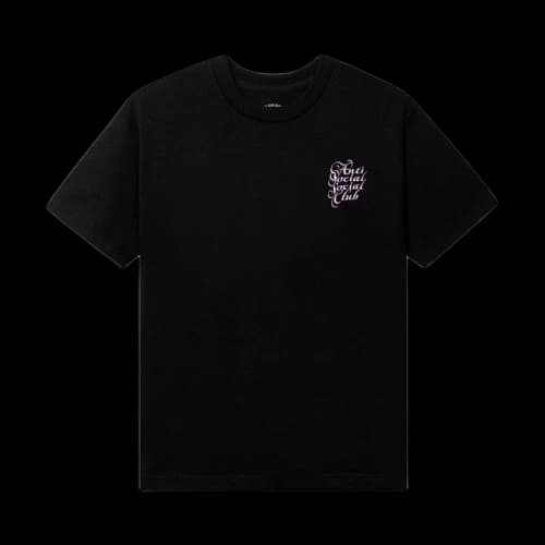 Anti Social Social Club Eyelash Tee 'Black'