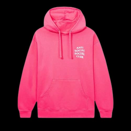 Anti Social Social Club Mind Games Hoodie 'Neon Pink'