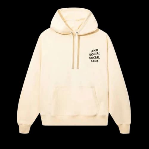 Anti Social Social Club Quivering Liquids Hoodie 'Ecru'