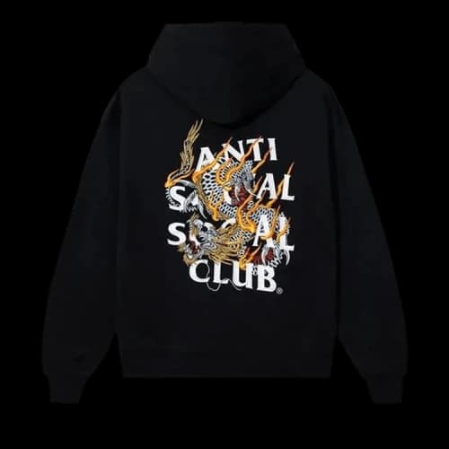 Anti Social Social Club Quivering Liquids Hoodie 'Black'