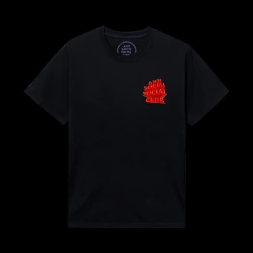 Anti Social Social Club Spatial Tee 'Black/Red'