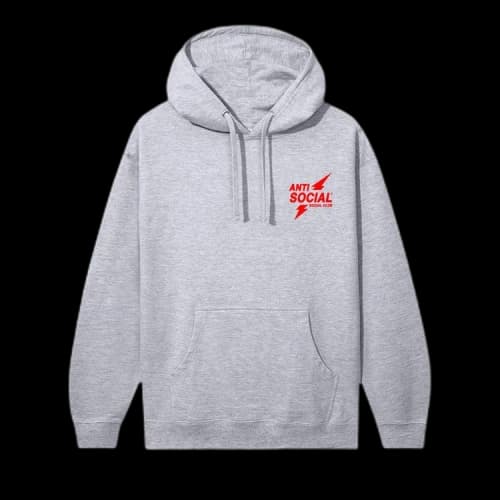Anti Social Social Club Stay Awake Hoodie 'Ash Heather'