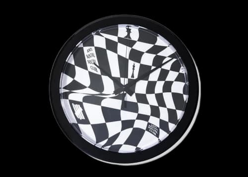 Undefeated x Anti Social Social Club Submission Wall Clock Black