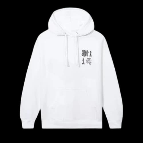 Anti Social Social Club x Undefeated Submission Hoodie 'White'