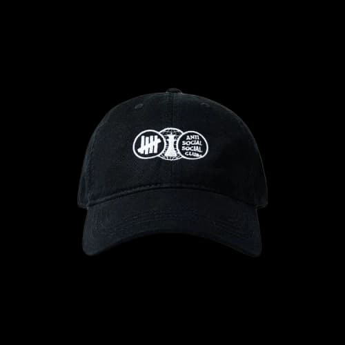 Anti Social Social Club x Undefeated Position Dad Hat 'Black'