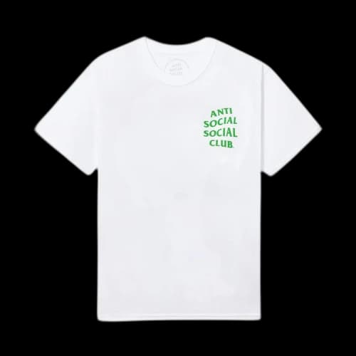 Anti Social Social Club Skull College Tee 'White'
