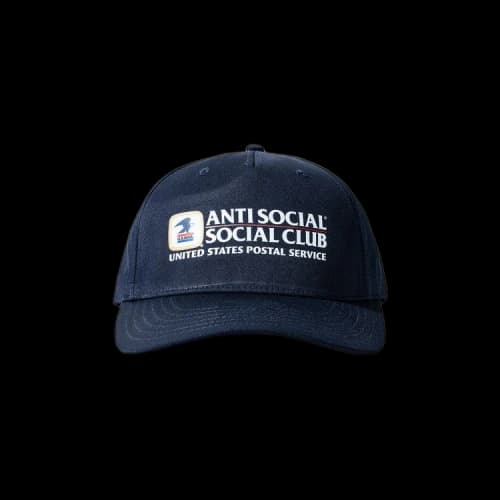 Anti Social Social Club x USPS Priority Hat 'Blue'