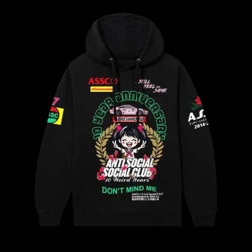 Anti Social Social Club Weird Years Hoodie 'Black'
