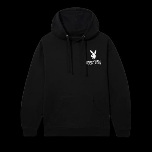 Anti Social Social Club x Playboy Read It Hoodie 'Black'