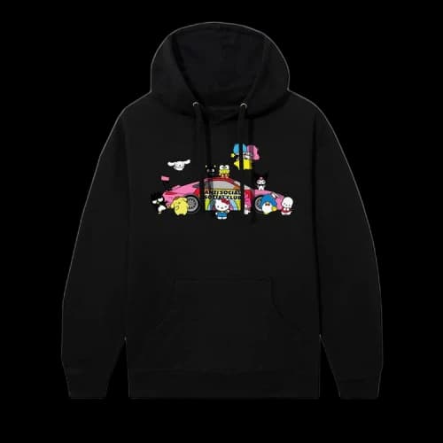 Anti Social Social Club x Hello Kitty Racing Hoodie 'Black'