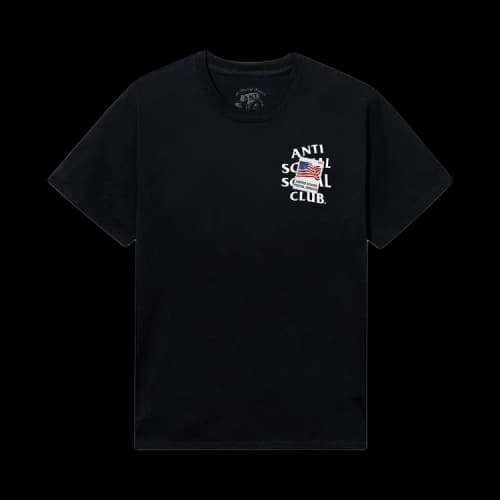Anti Social Social Club x USPS Stamps Tee 'Black'