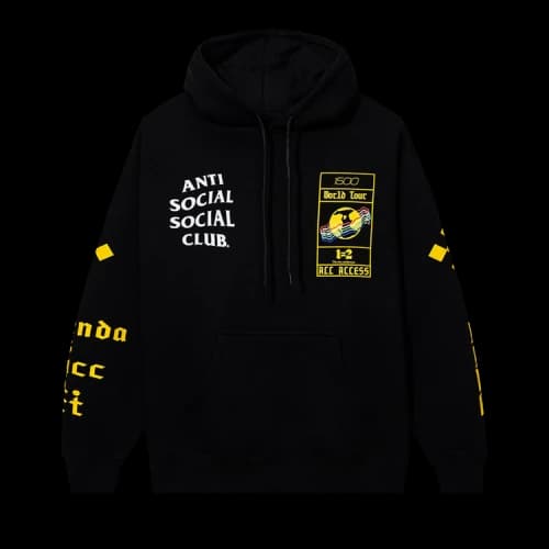 Anti Social Social Club x 1500 Or Nothin' All Access Hoodie 'Black'