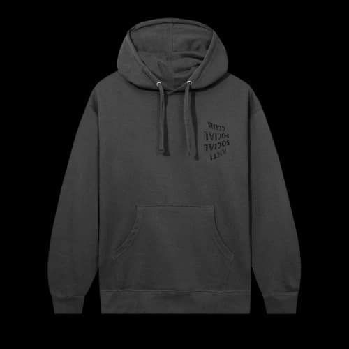 Anti Social Social Club NTSC Hoodie 'Charcoal'