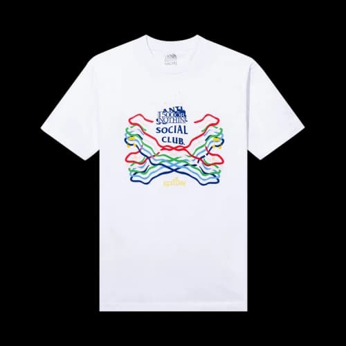 Anti Social Social Club x 1500 Or Nothin' World Tour Tee 'White'
