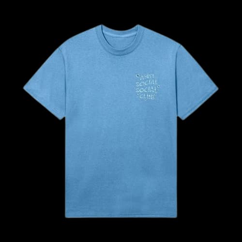 Anti Social Social Club Bubble Logo Tee 'Blue'
