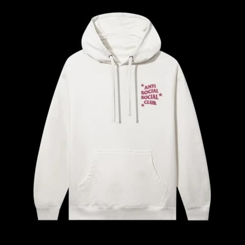 Anti Social Social Club It's All A Blur Hoodie 'Bone'