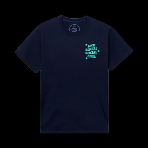 Anti Social Social Club It's All A Blur Tee 'Deep Navy'