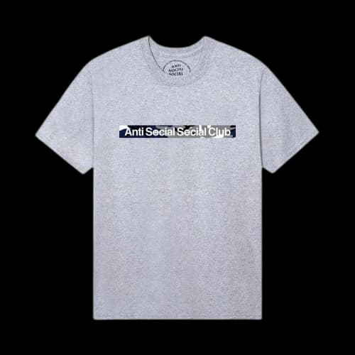 Anti Social Social Club Pay No Attention Tee 'Athletic Heather'