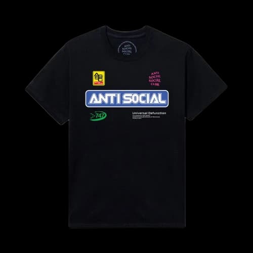 Anti Social Social Club Sponsored Tee 'Black'