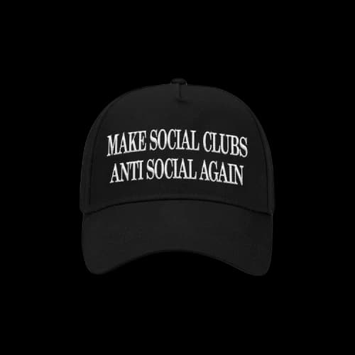 Anti Social Social Club Double Hater Cap 'Black'