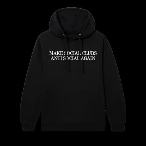 Anti Social Social Club Double Hate Hoodie 'Black'