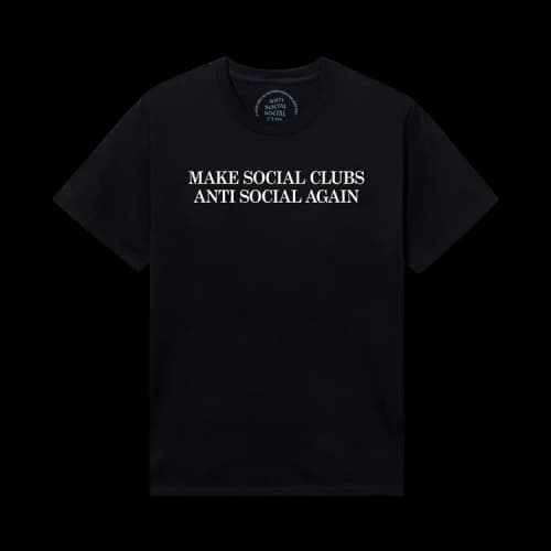 Anti Social Social Club Double Hate Tee 'Black'