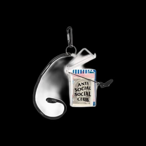 Anti Social Social Club Capitalize Card Holder 'Clear'