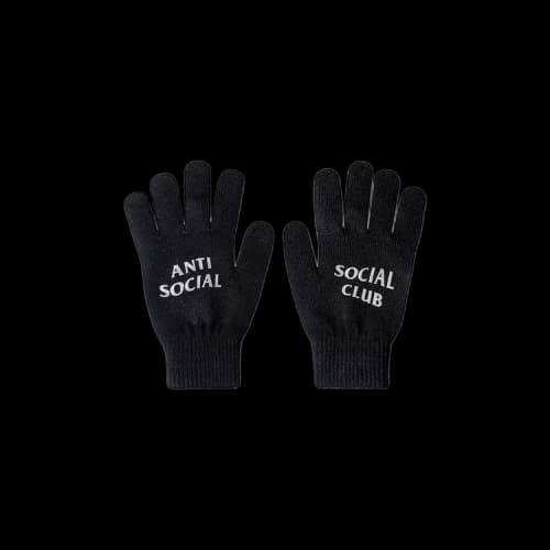 Anti Social Social Club Difficulties Gloves 'Black'