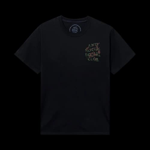 Anti Social Social Club Destroying My Mind Reflective Tee 'Black'