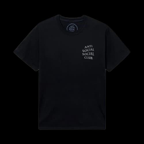 Anti Social Social Club Mind Games Reflective Tee 'Black'