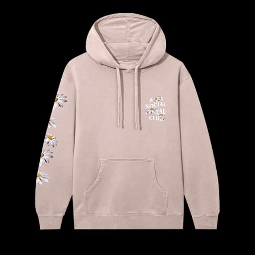 Anti Social Social Club Bellis Hoodie 'Dusty Pink'