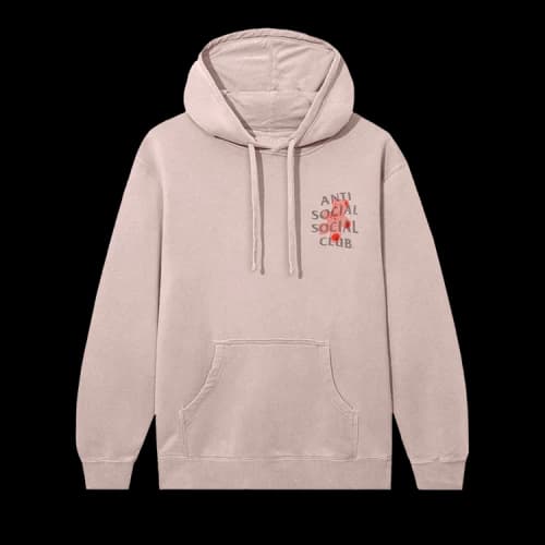 Anti Social Social Club He Said She Said Hoodie 'Dusty Pink'