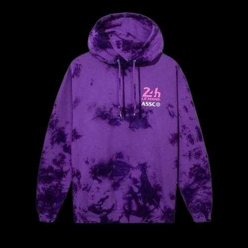 Anti Social Social Club Chequered Flag Tie-Dye Hoodie 'Purple'